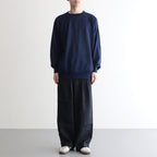 CHOMA CREW NECK #DARK BLUE [BN-25SM-058]