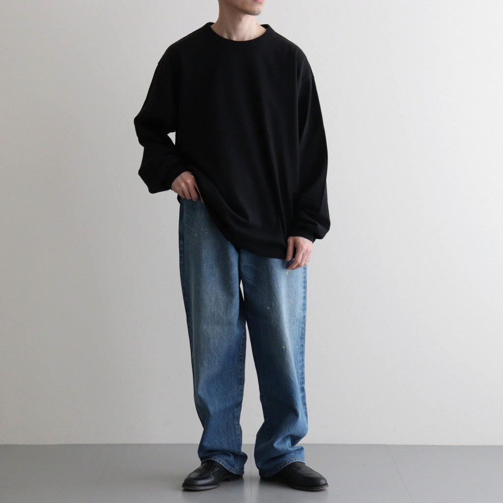 Co/Silk Nep Tee L/S #Black [BHS26S031]