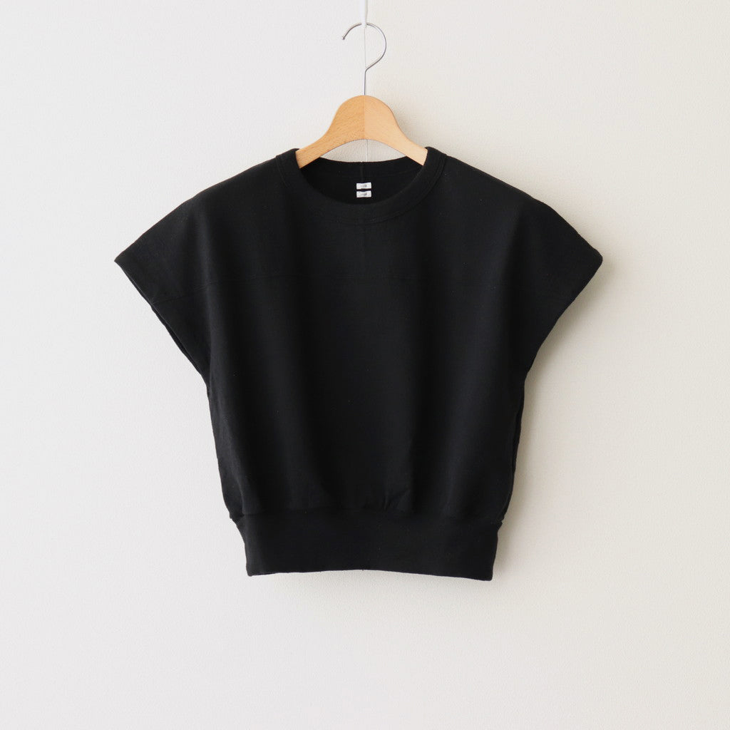 Co/Silk Nep Hem-Rib Football Sleeveless #Black [BHSW25S3]