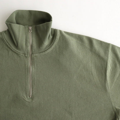 HALF ZIP SPORTING TOP #OLIVE [PMAS-CL01]