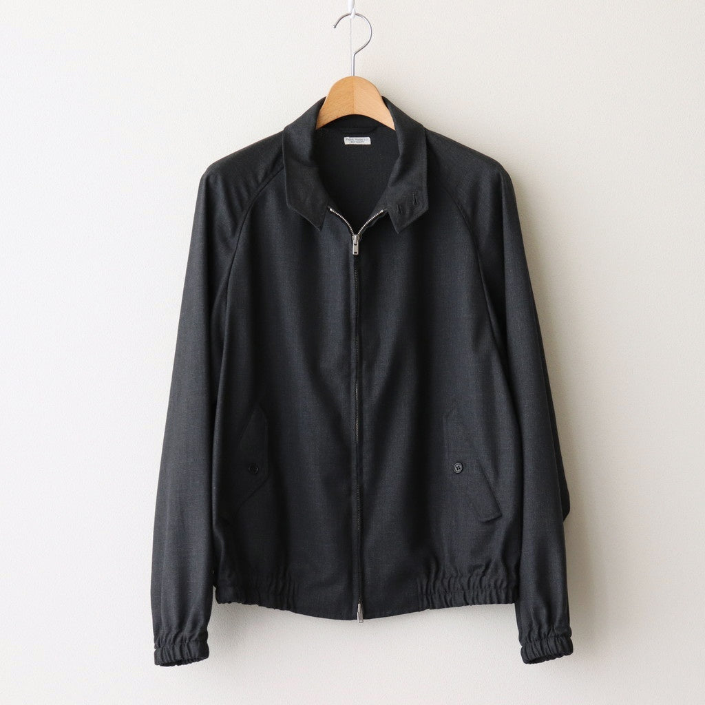 HOPSACK DRIZZLER JACKET #CHARCOAL [PMAT-OT01]