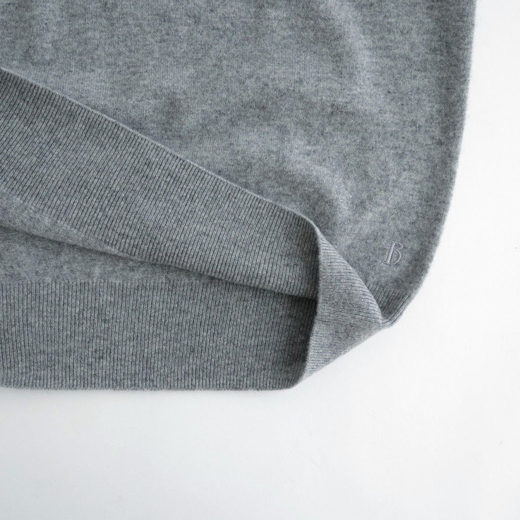 CASHMERE B VNECK MENS #GRAY [26W-BIS-KN41M]