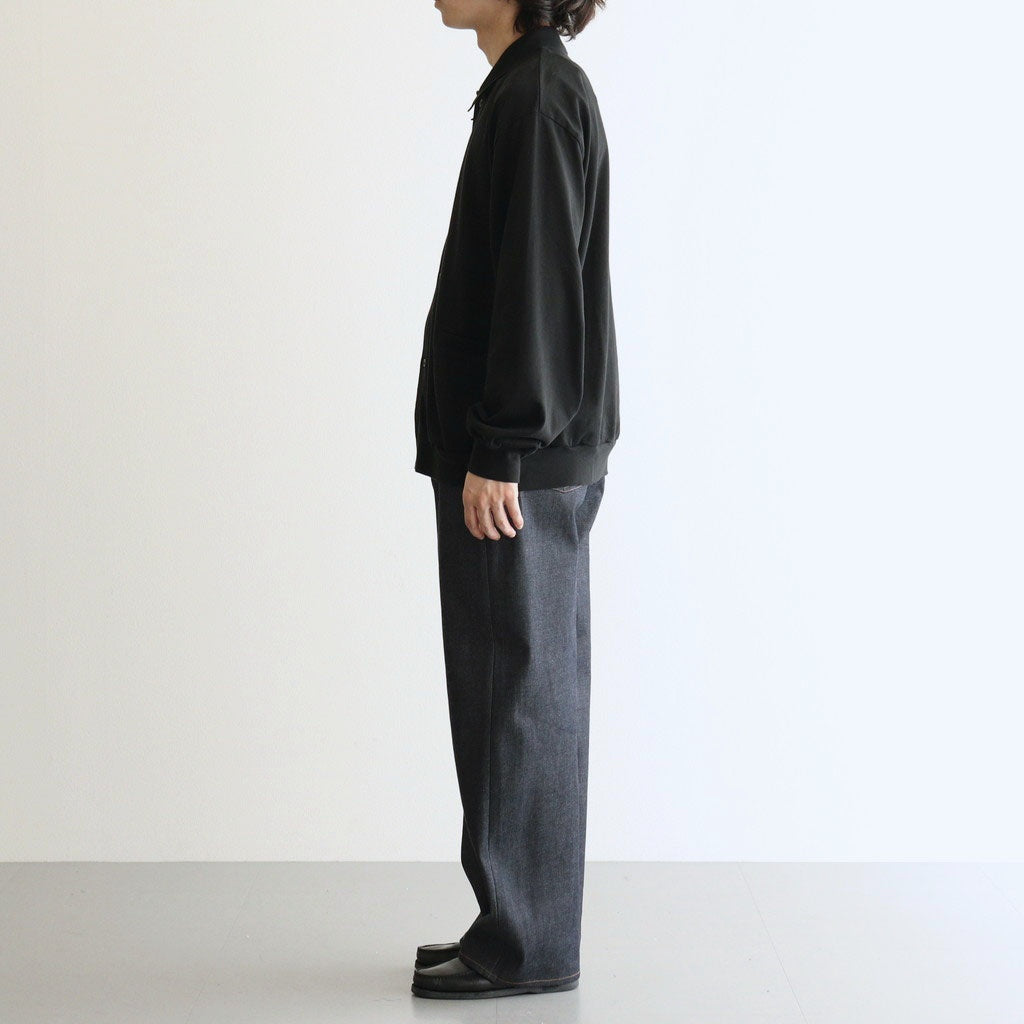 Classic Collared Cardigan #Black [bROOTS26F13]