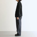 Classic Collared Cardigan #Black [bROOTS26F13]
