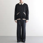 STUNNING VELVET SOUVENIR JACKET(Niwatori to Hiyoko) #ONYX [252OJ-JK12]