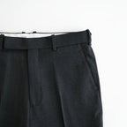 REGULAR FIT STRAIGHT TROUSERS #GRAY BIRD’S-EYE [M26C10PT03C]