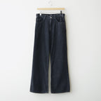 SULFUR-DYED BLEACHED CORDUROY PANTS #120 FADED NAVY [17062 40044]