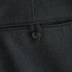 REGULAR FIT STRAIGHT TROUSERS #GRAY BIRD’S-EYE [M26C10PT03C]