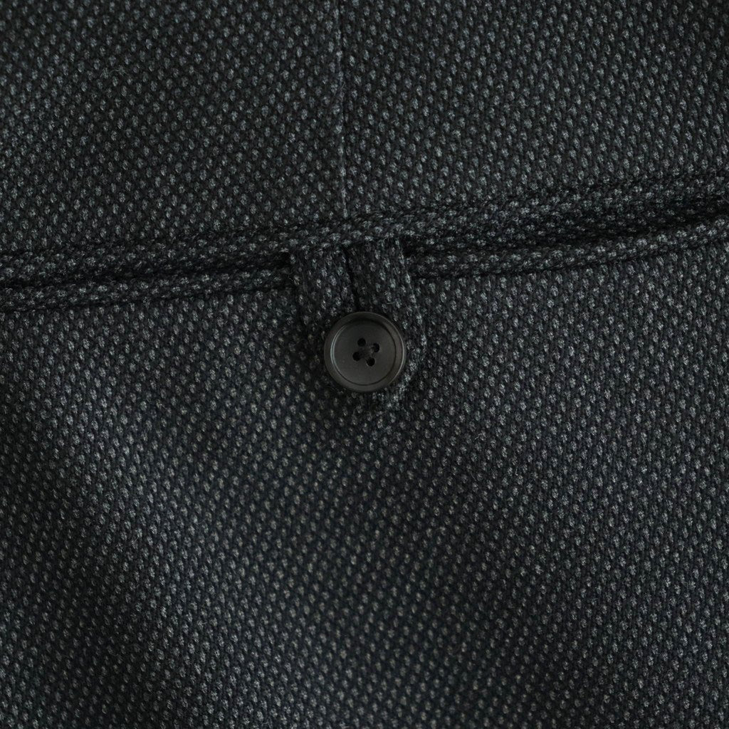 REGULAR FIT STRAIGHT TROUSERS #GRAY BIRD’S-EYE [M26C10PT03C]