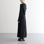 Classic Rib Henley-neck L/S #Black [bROOTS24F006WF26]