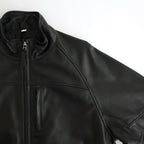 HIGH NECK BLOUSON #BLACK [SH-68-C-SHEEP-4]