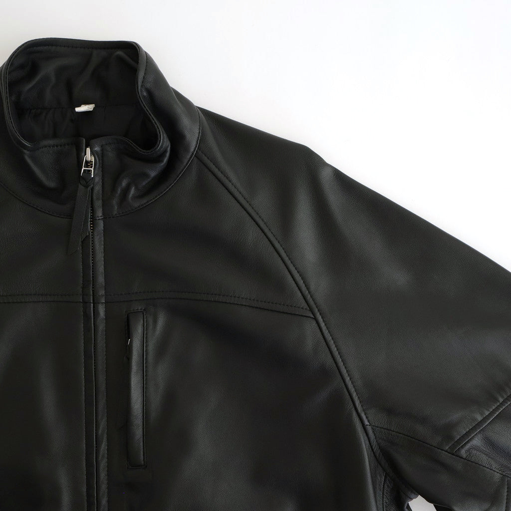 HIGH NECK BLOUSON #BLACK [SH-68-C-SHEEP-4]