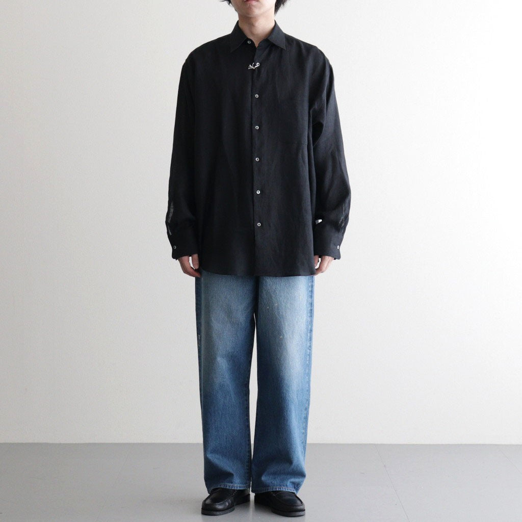 COMFORT FIT SHIRT #BLACK [A26A22SH01C]