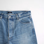 USED-FINISHED 13.5oz STRAIGHT DENIM #110 INDIGO [17062 40027]