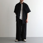 COMFORT FIT S/S SHIRT #BLACK [A25B03SH01B]