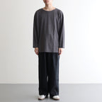 NORMANDY LINEN BASQUE SHIRT #GRAY [BN-25SM-065]