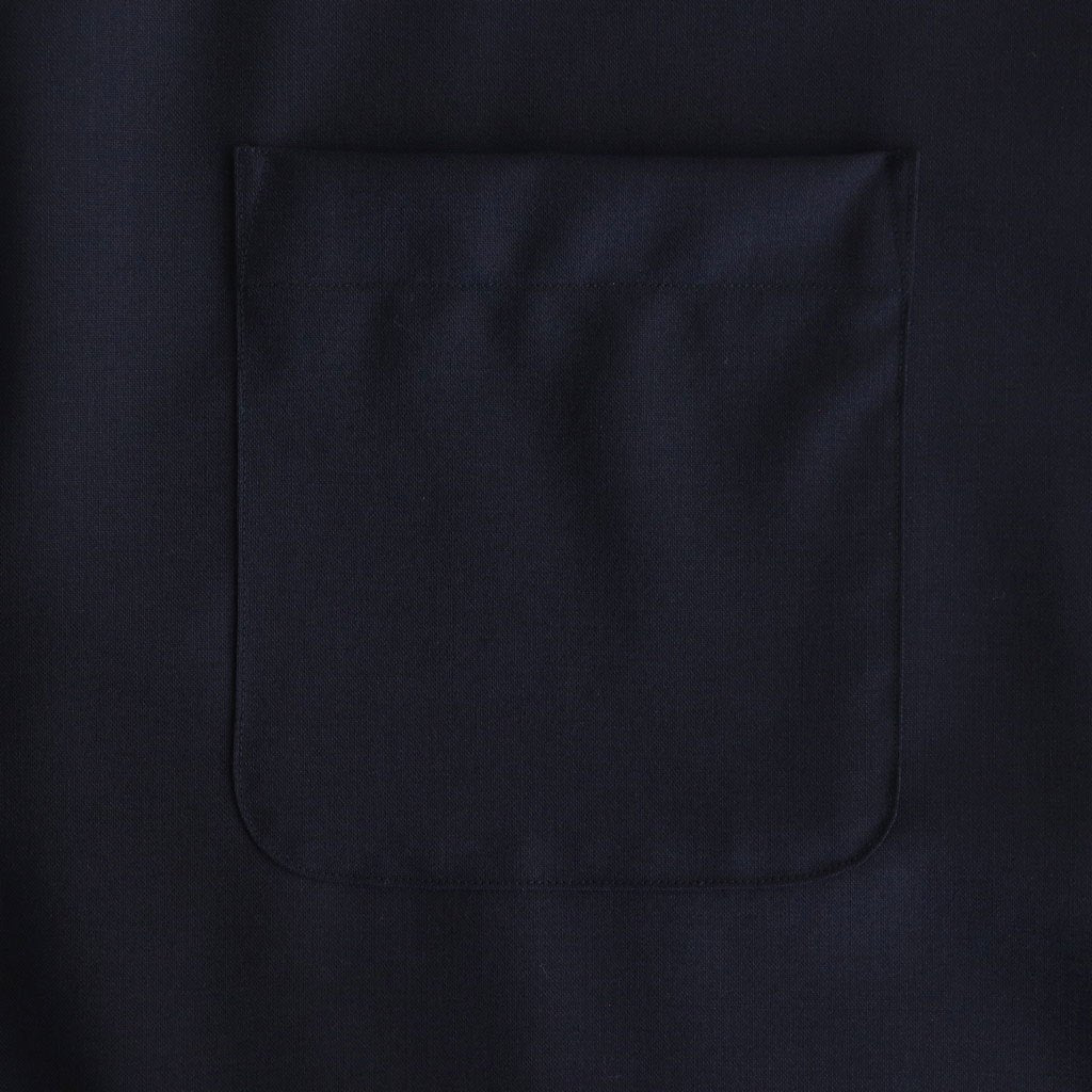 COMFORT FIT S/S SHIRT #NAVY [A25B03SH01B]