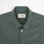 SQUARE SHIRT #GREEN CHECK [A26C11SH02C]