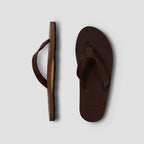 LEATHER BEACH SANDALS #BROWN [PMAT-SH02]