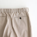 WIDE STRAIGHT TROUSERS #LIGHT GRAY [A25C04PT03C]