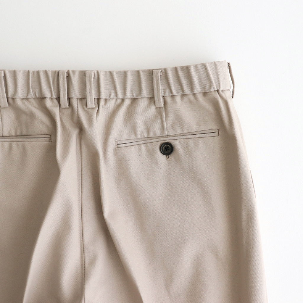 WIDE STRAIGHT TROUSERS #LIGHT GRAY [A25C04PT03C]