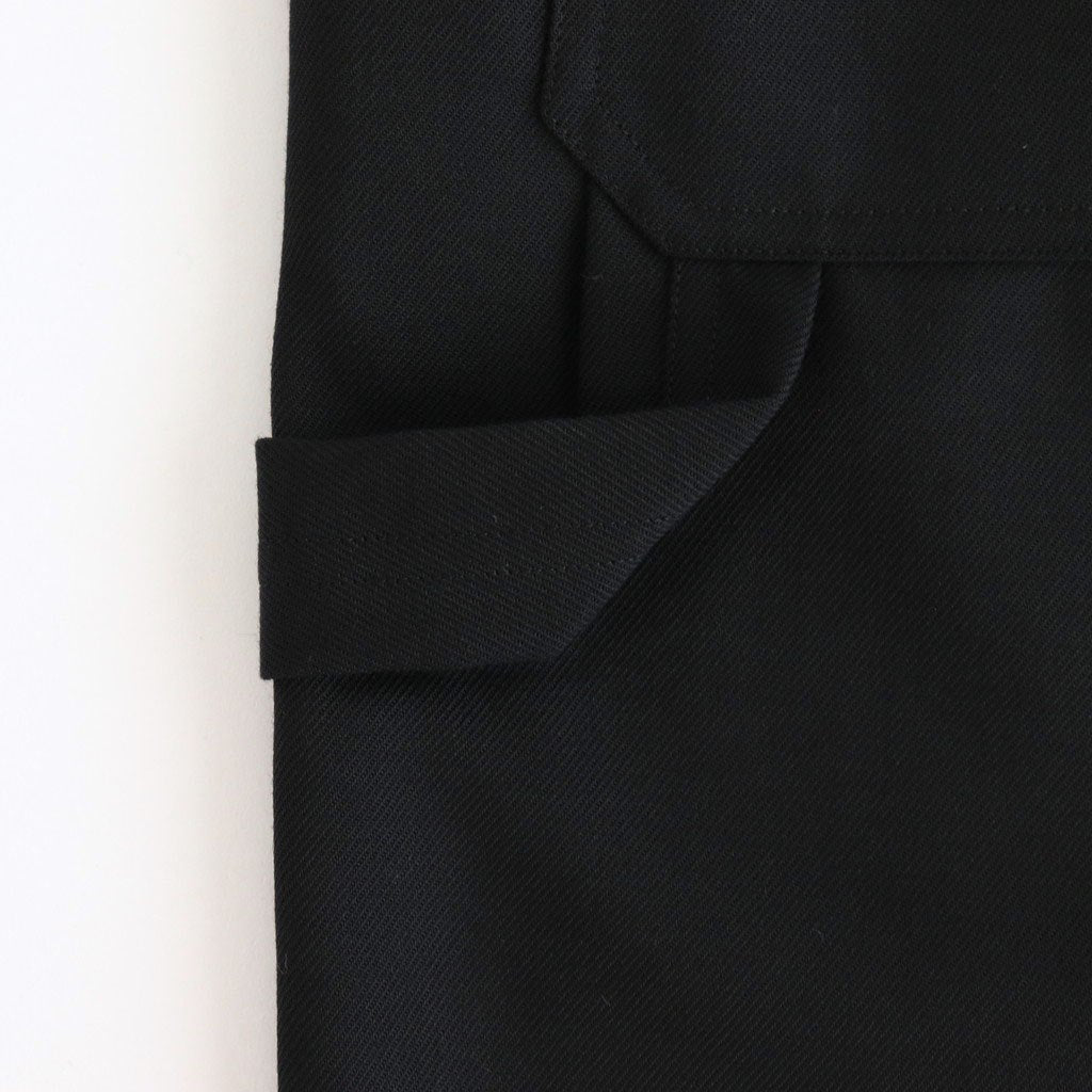 WIDE CARPENTER PANTS II #BLACK [A25C06PT03C]