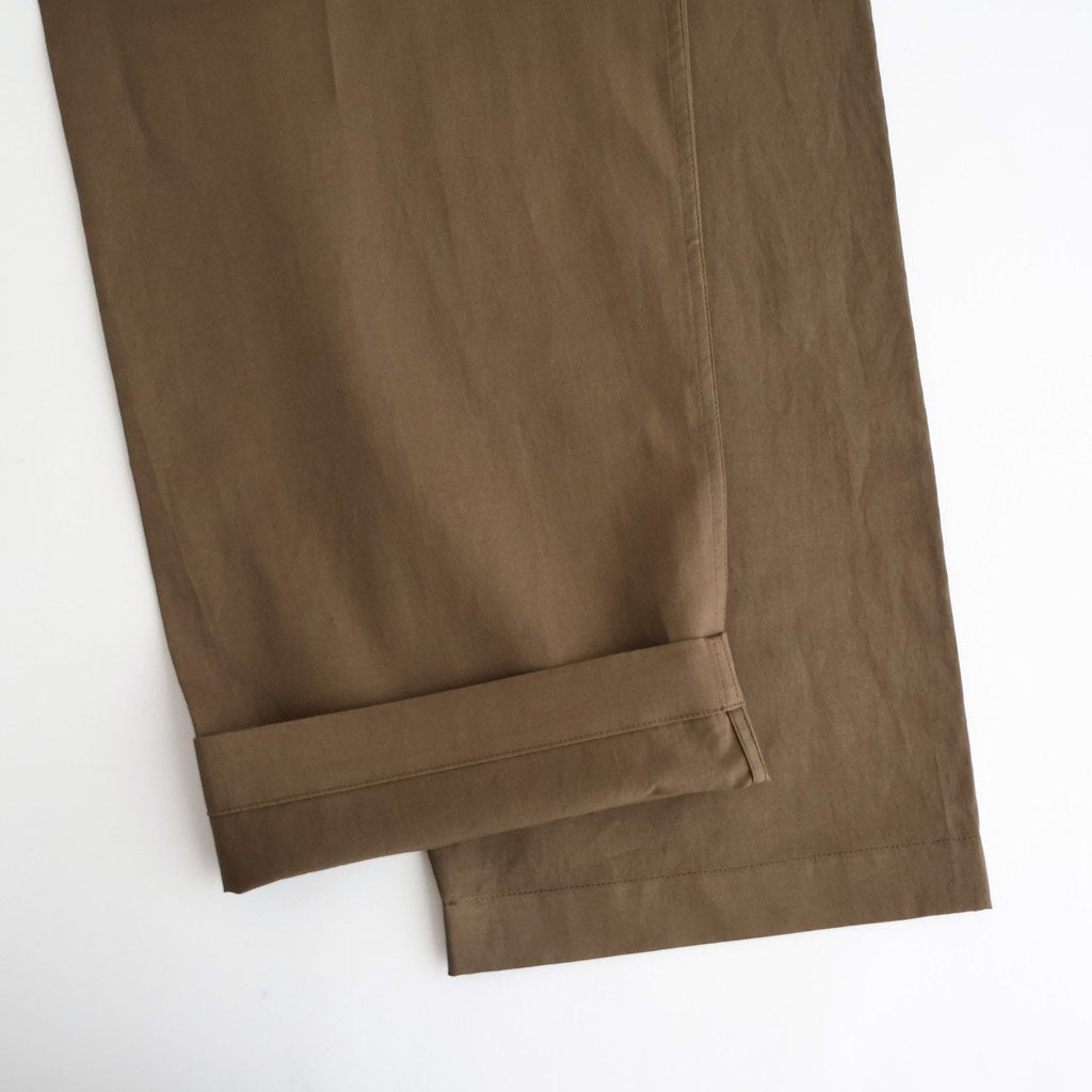 COTTON LINEN M43 TROUSERS #MILITARY GREEN [26S-BIS-PT34]