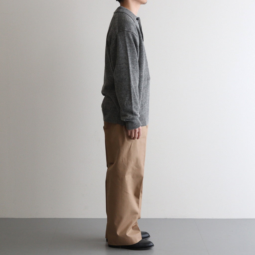 SOLIS COTTON TROUSERS - CHINO #BEIGE [HV501001]