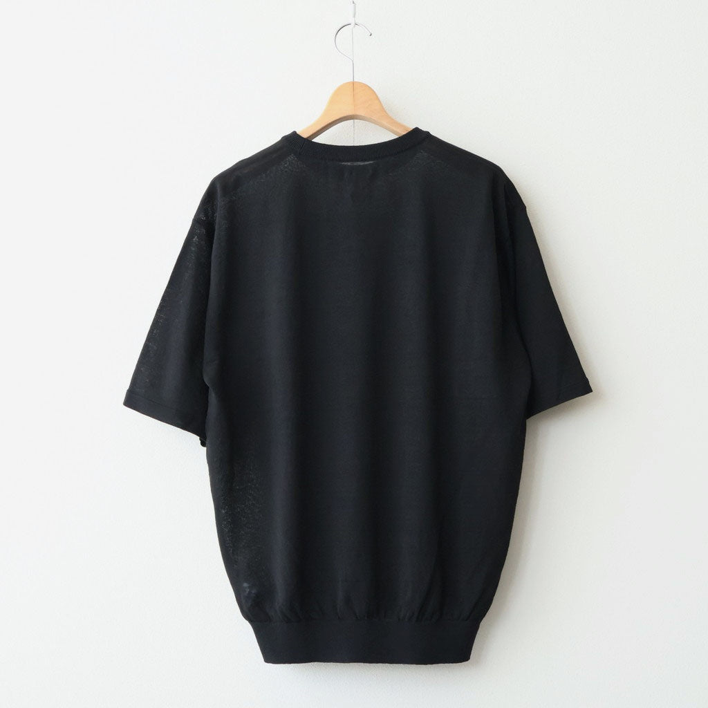 HEMP BROWSING T-SHIRT #BLACK [BN-26SM-079]