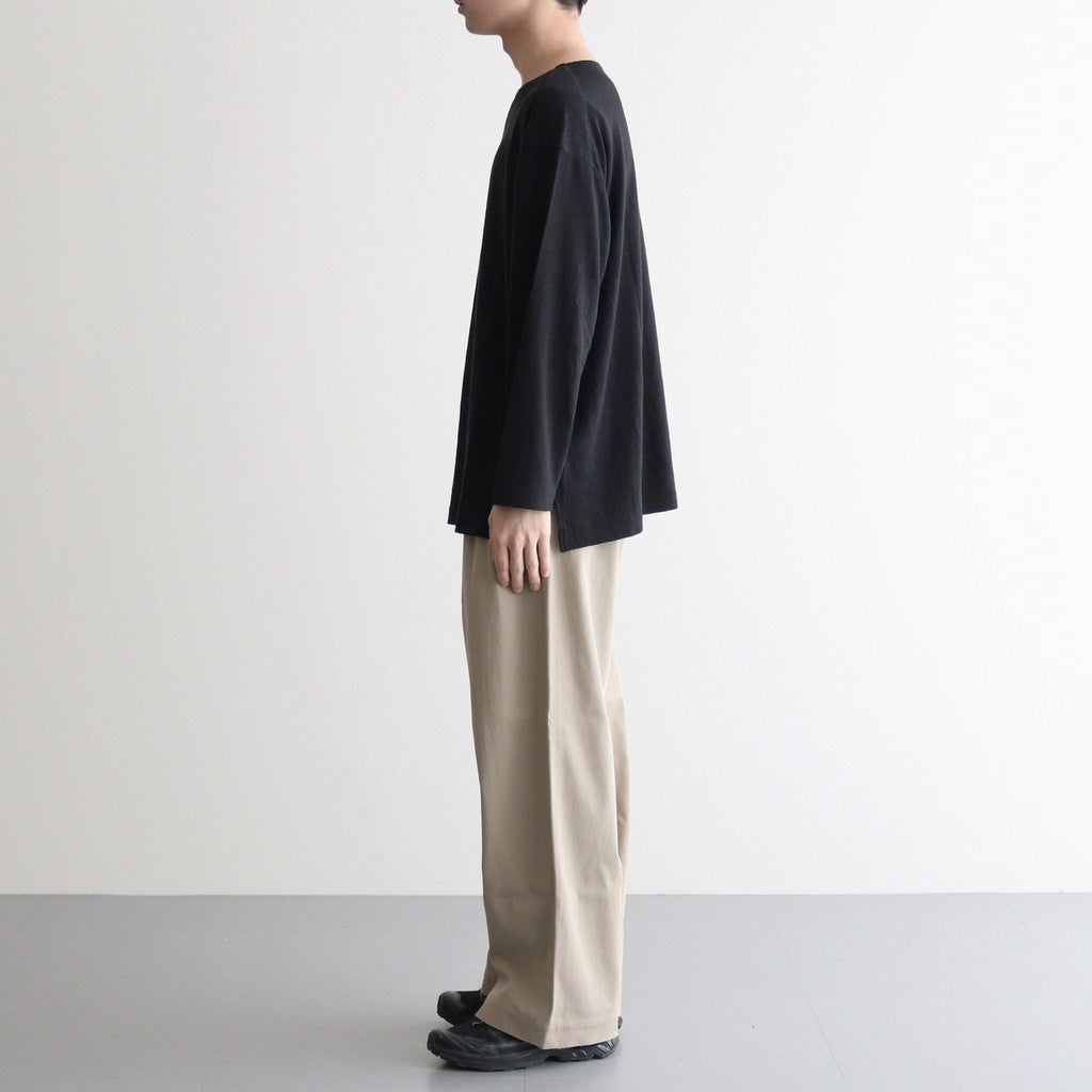 NORMANDY LINEN BASQUE SHIRT #BLACK [BN-25SM-065]