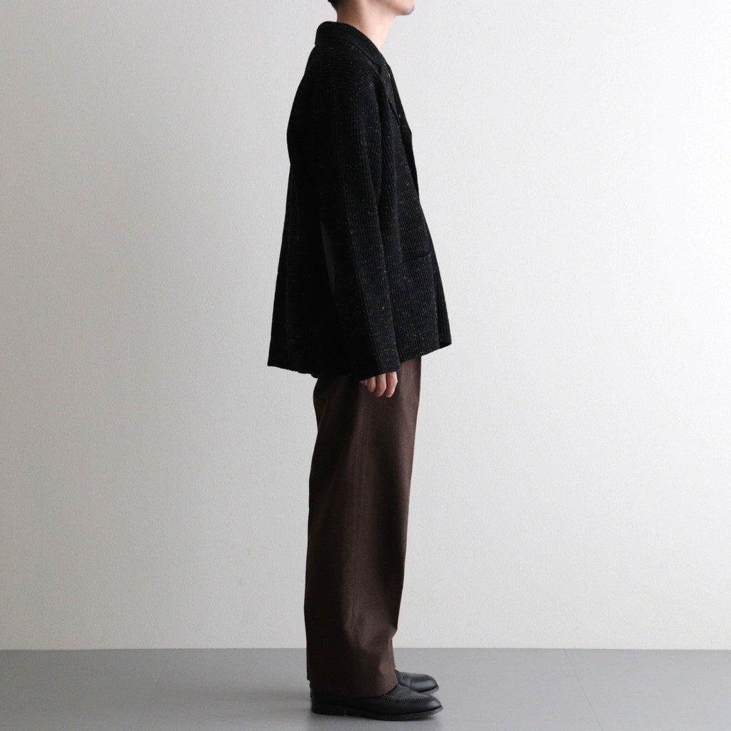 DOUBLE-PLEATED SMARTY TROUSER #WHISKY [252OJ-PT08]