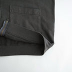 Garment Dyed Field Zip Up Hoodie #Asphalt Gray [N26FH057]