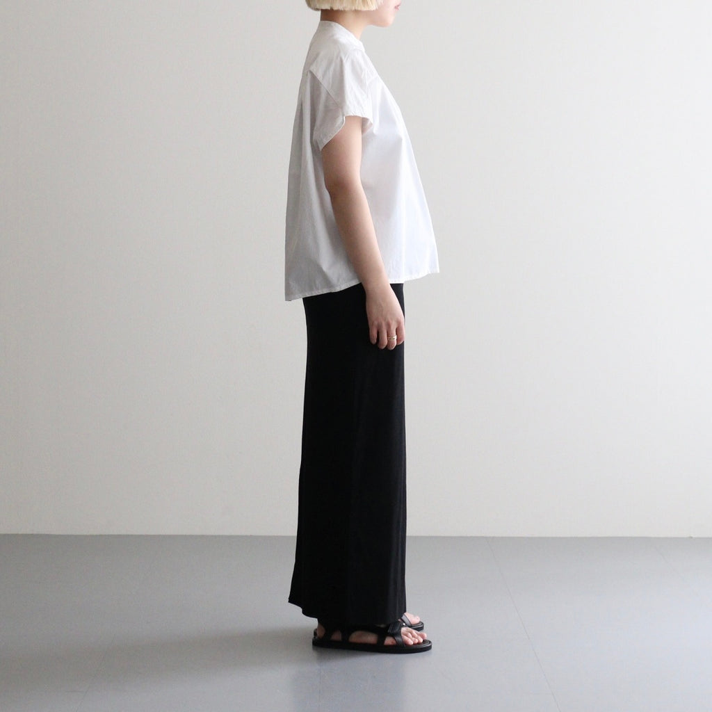 COTTON CUPRA HALF ZIP SH #030 WHITE [16861 50084]