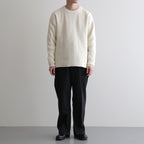 HEAVY WAFFLE TOP #IVORY [PMAU-CL01]