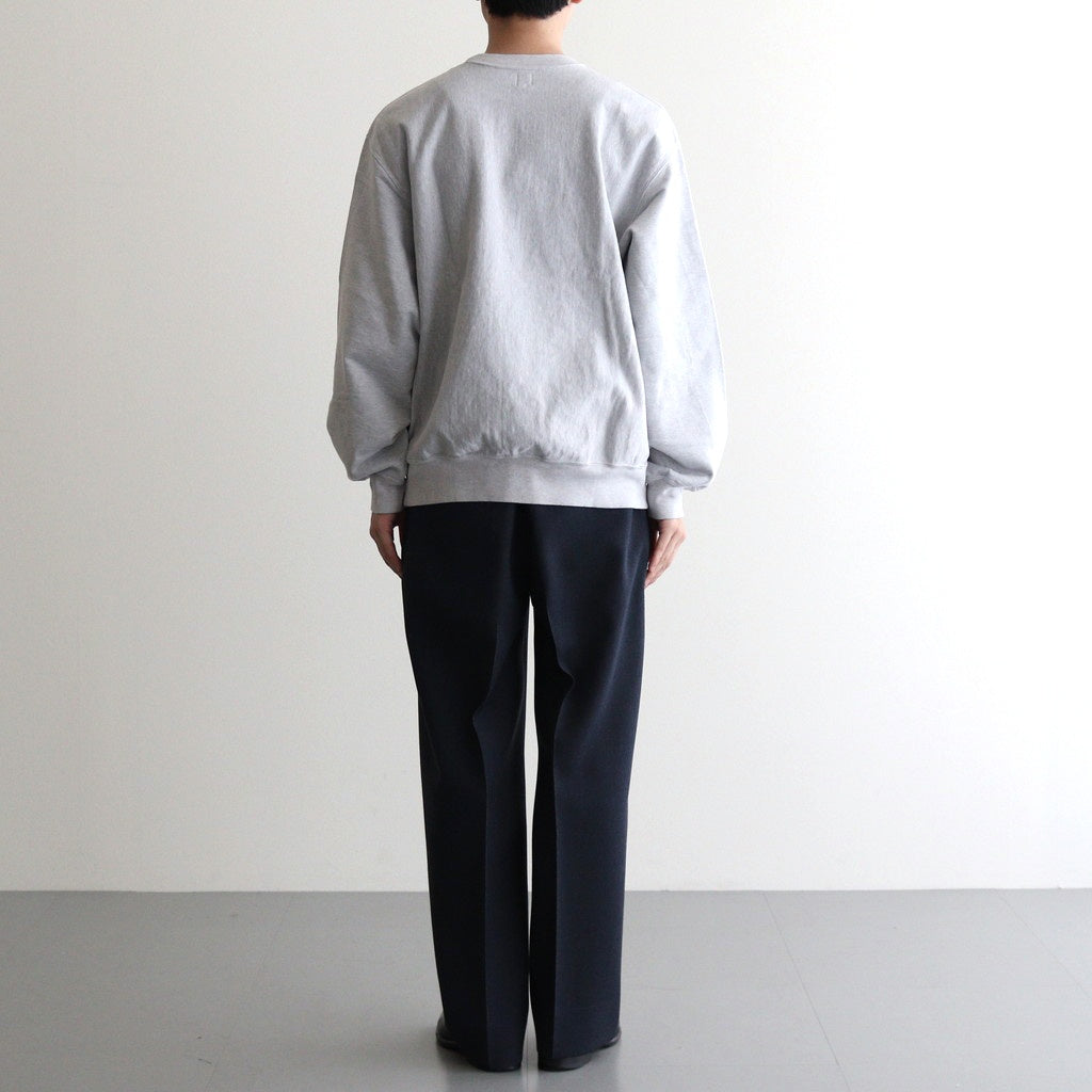 Thin-Sweat Crew-Neck P/O #HeatherWhite [bROOTS25S22]