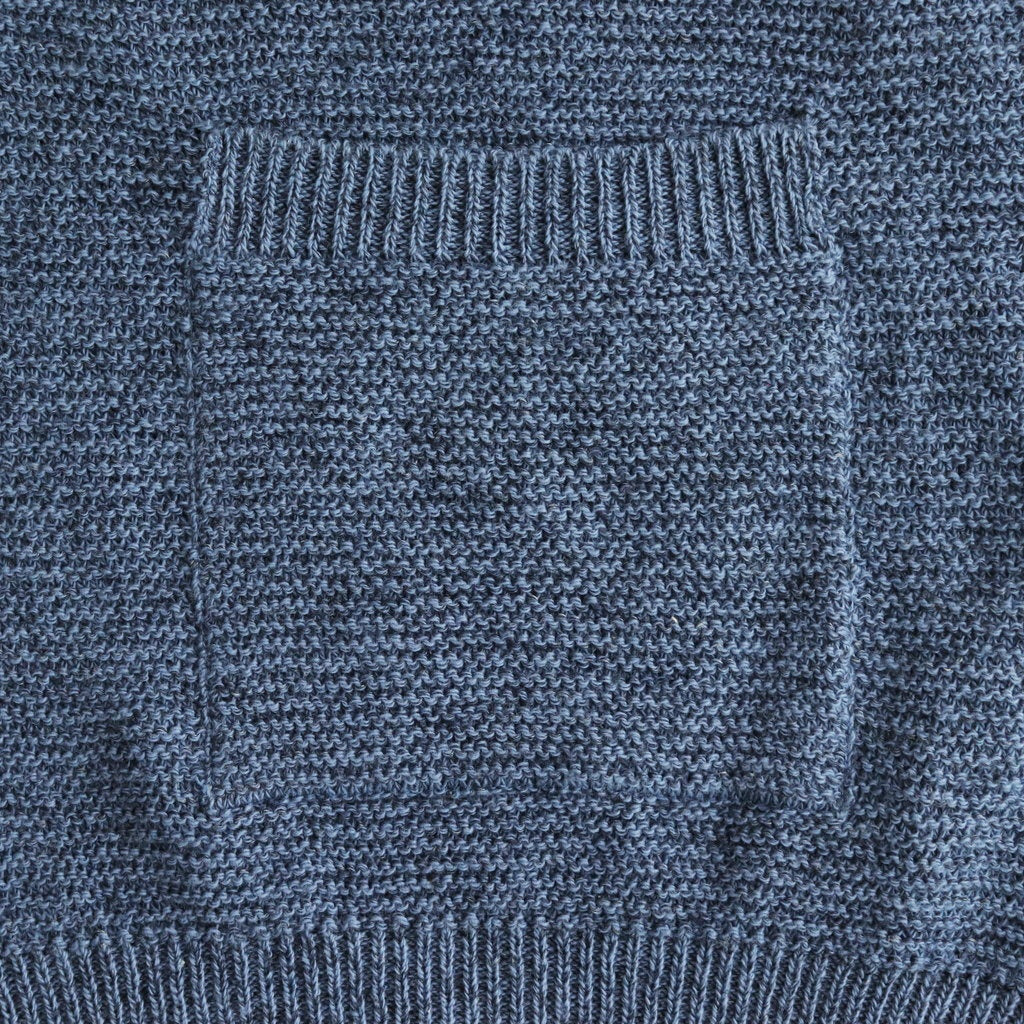 Co/Li Garter Stitch Cardigan #BLUE [NEP-SS2534M]