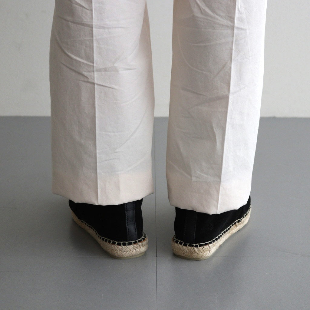 SQUARE TOE ESPADRILLES #BLACK [251OJ-FW06]