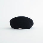 ANGORA WOOL HUNTHING CAP - GENTLEMAN #BLACK [X01007]