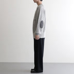 BLENDED KEMPI CREW-NECK SWEATER #PEWTER [252OJ-KN01]