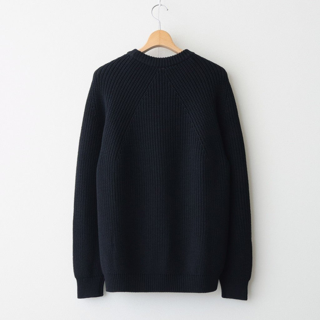 SIGNATURE CREW NECK #BLACK [BN-26FM-047]