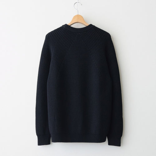 SIGNATURE CREW NECK #BLACK [BN-26FM-047]