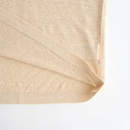 NORMANDY LINEN T-SHIRT #BEIGE×BROWN [BN-26SM-071]