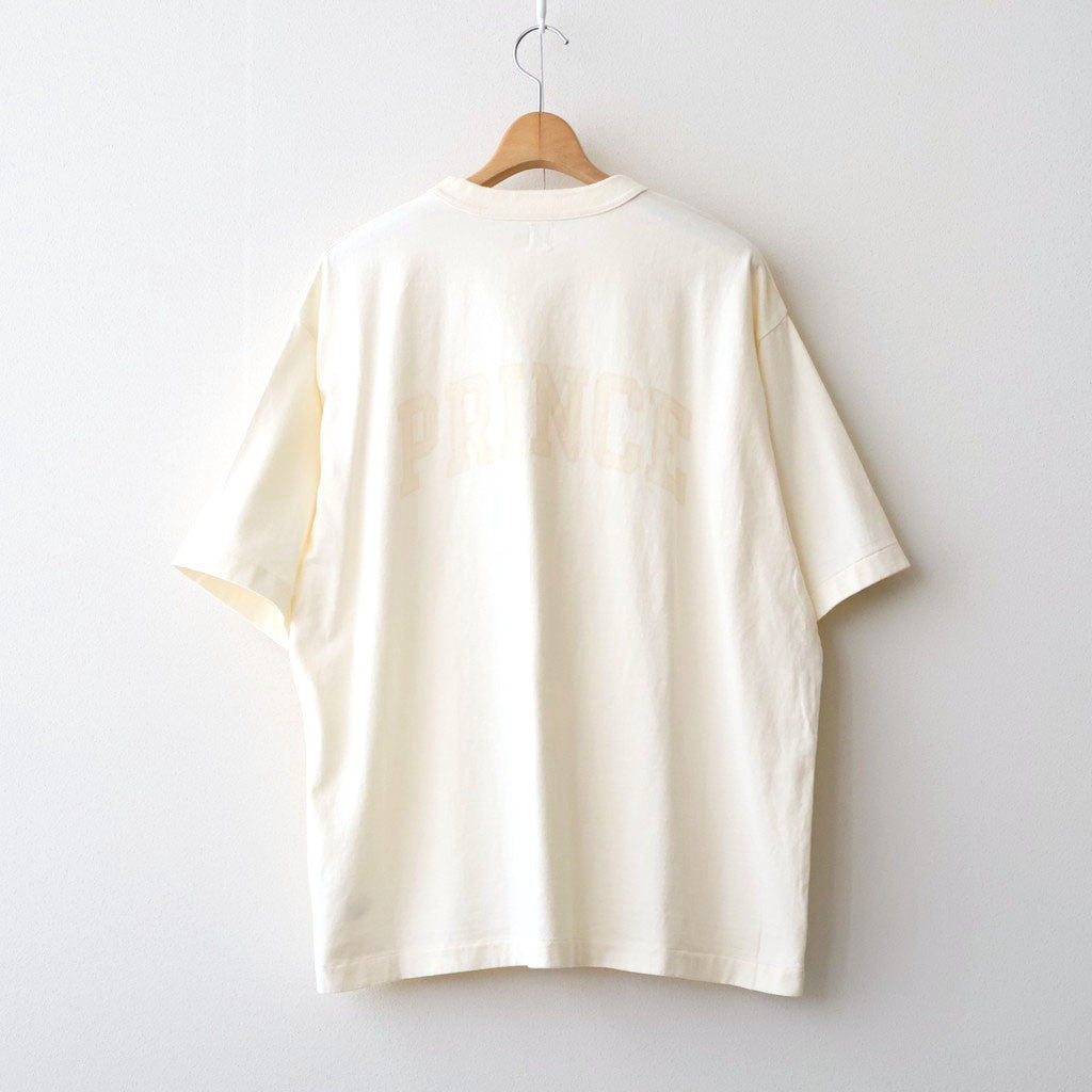 NOT-PRINCE 88/12 Print Tee WIDE #Ivory×Fade/Bage-PT [bROOTS25S36S26B]