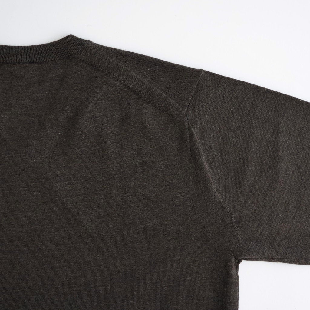 BABY WOOL V NECK #BROWN [BN-26FM-041]