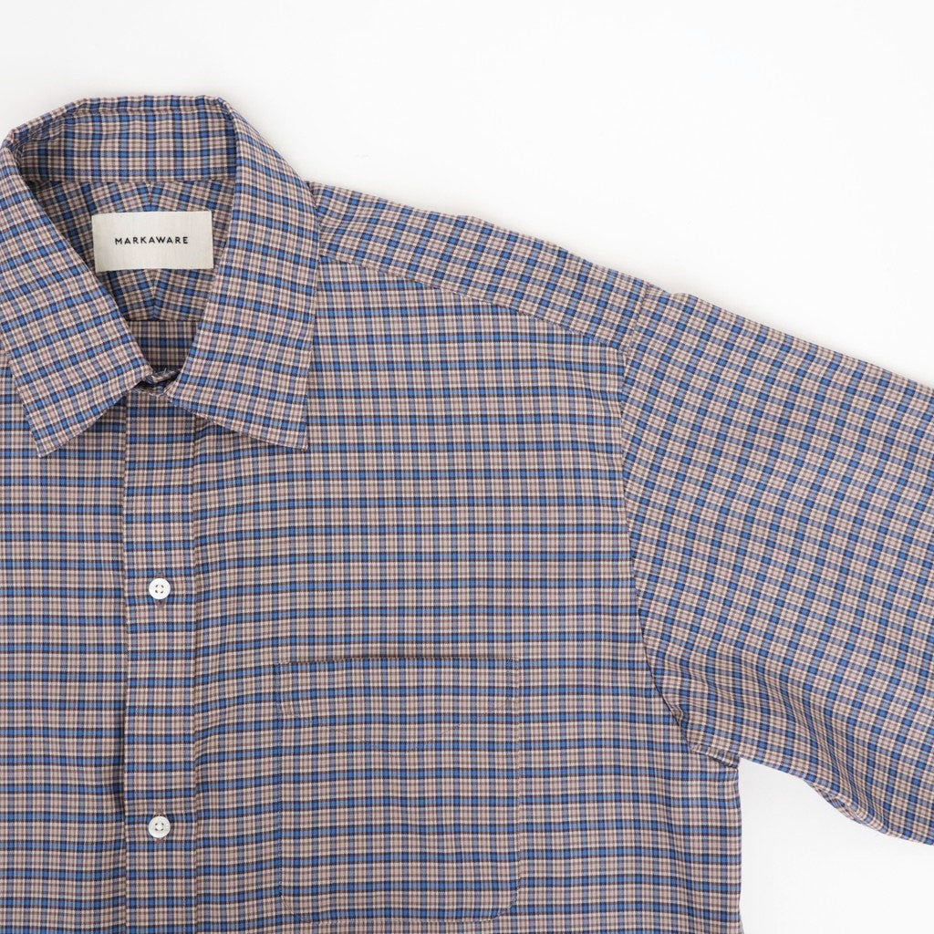 REGULAR FIT DRESS SHIRT #BROWN CHECK [A26C11SH01C]
