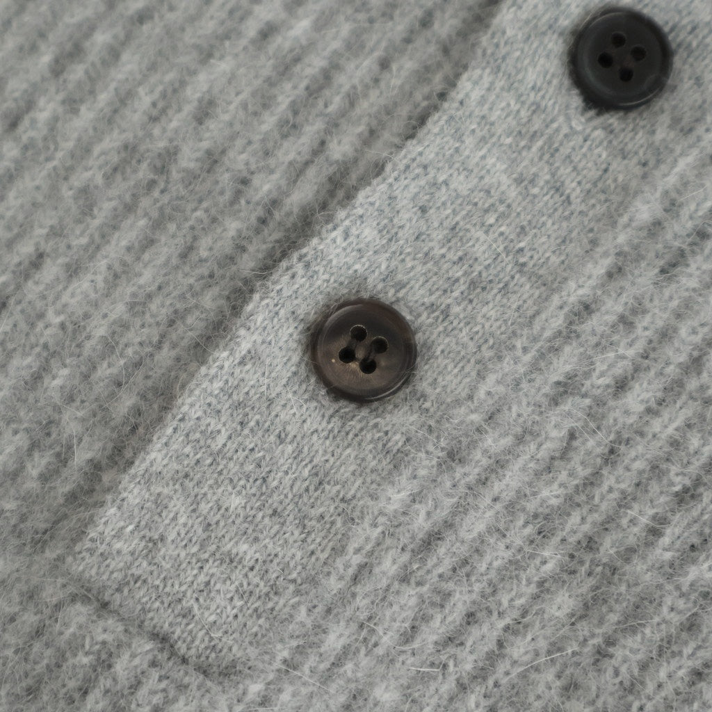 CASHMERE FOX POLO #GRAY [BN-25FM-055]