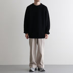 SIGNATURE CREW NECK #BLACK [BN-25FM-038]