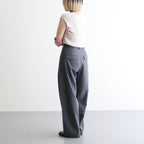 Wool Tuckless Tapered Trousers #MIX GRAY [NEP-SS2509W]