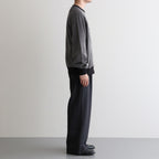 RAGLAN CREW NECK #BLACK×IVORY [M25C15CS02C]