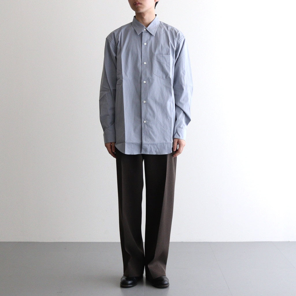 REGULAR COLLAR DRESS SHIRT #OLD SAX [PM-LS01]